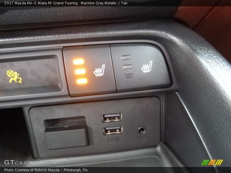 Controls of 2017 MX-5 Miata RF Grand Touring