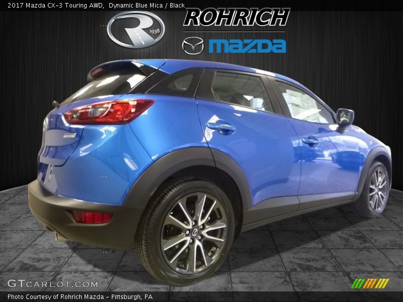 Dynamic Blue Mica / Black 2017 Mazda CX-3 Touring AWD