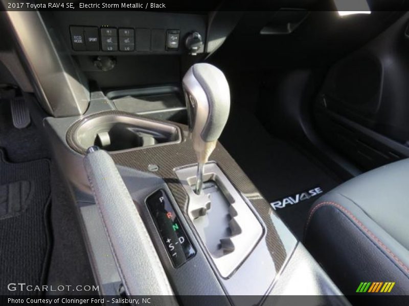 Electric Storm Metallic / Black 2017 Toyota RAV4 SE