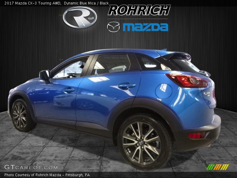 Dynamic Blue Mica / Black 2017 Mazda CX-3 Touring AWD