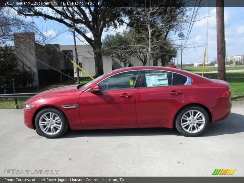 Italian Racing Red / Jet 2017 Jaguar XE 25t Premium