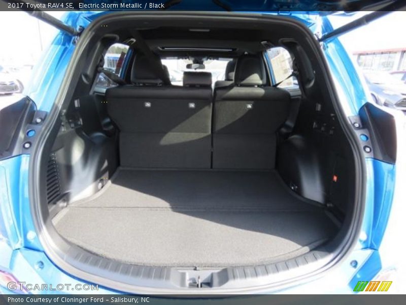 Electric Storm Metallic / Black 2017 Toyota RAV4 SE