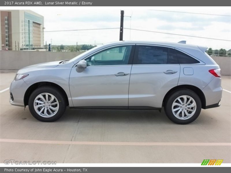 Lunar Silver Metallic / Ebony 2017 Acura RDX AWD