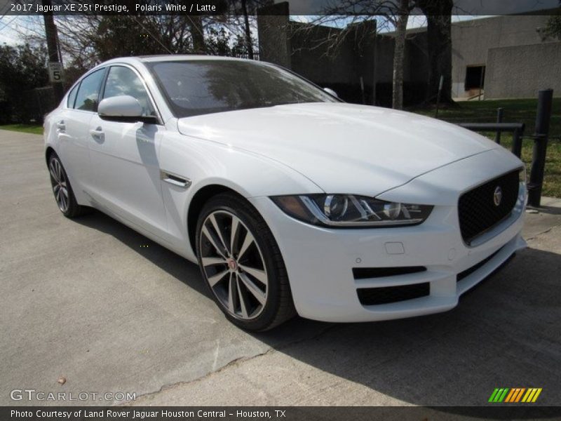 Polaris White / Latte 2017 Jaguar XE 25t Prestige