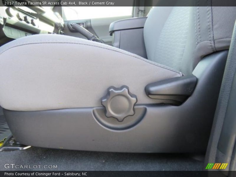 Black / Cement Gray 2017 Toyota Tacoma SR Access Cab 4x4