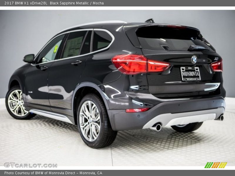 Black Sapphire Metallic / Mocha 2017 BMW X1 xDrive28i