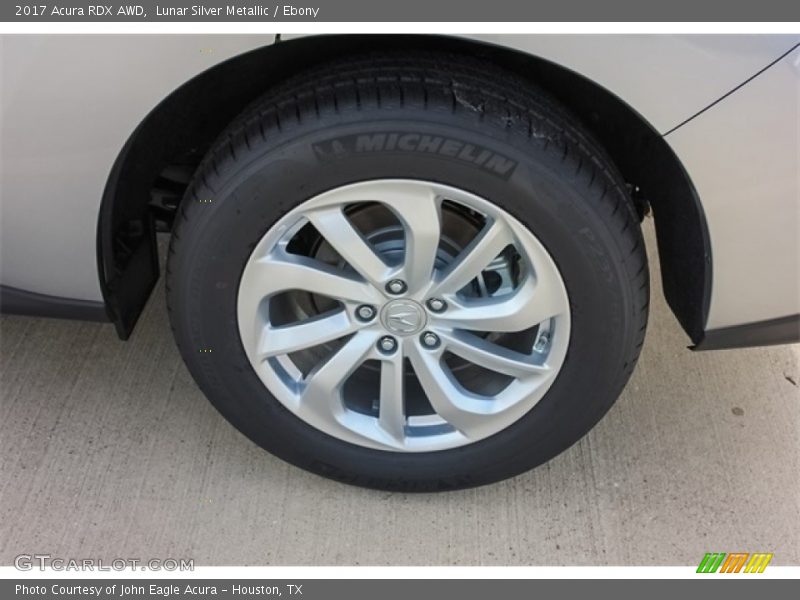 Lunar Silver Metallic / Ebony 2017 Acura RDX AWD