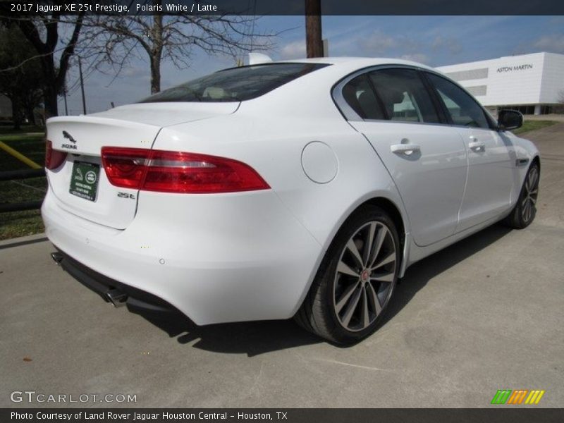Polaris White / Latte 2017 Jaguar XE 25t Prestige
