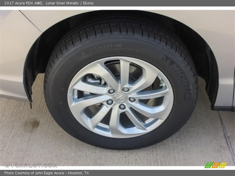 Lunar Silver Metallic / Ebony 2017 Acura RDX AWD
