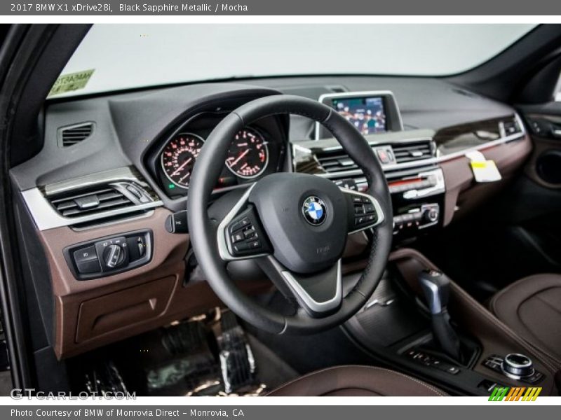 Black Sapphire Metallic / Mocha 2017 BMW X1 xDrive28i
