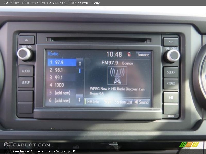 Controls of 2017 Tacoma SR Access Cab 4x4