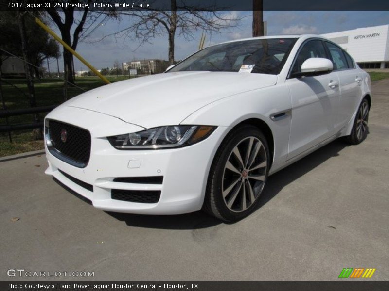 Polaris White / Latte 2017 Jaguar XE 25t Prestige