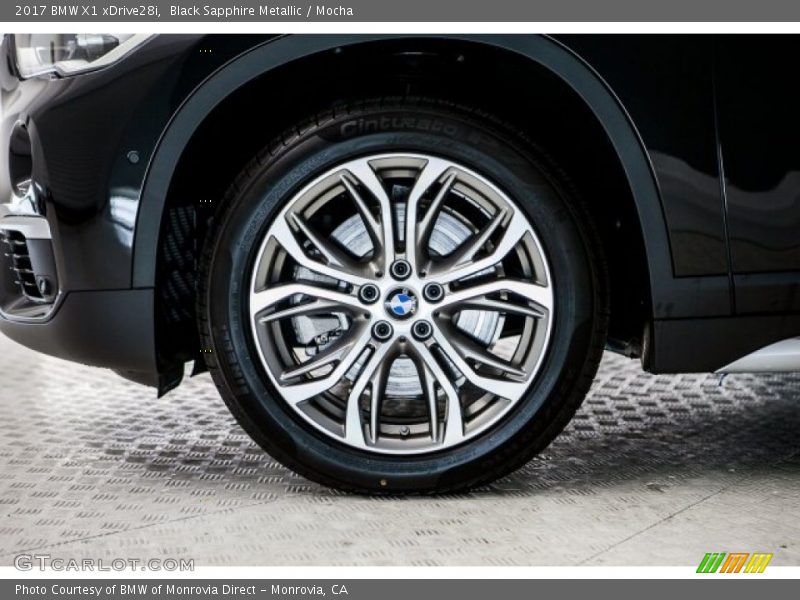 Black Sapphire Metallic / Mocha 2017 BMW X1 xDrive28i