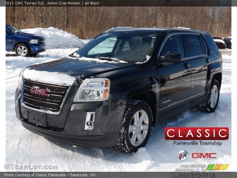 Ashen Gray Metallic / Jet Black 2013 GMC Terrain SLE