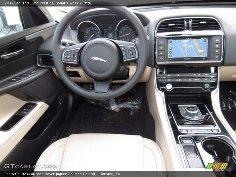 Polaris White / Latte 2017 Jaguar XE 25t Prestige