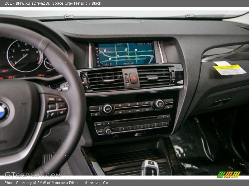 Space Gray Metallic / Black 2017 BMW X3 sDrive28i