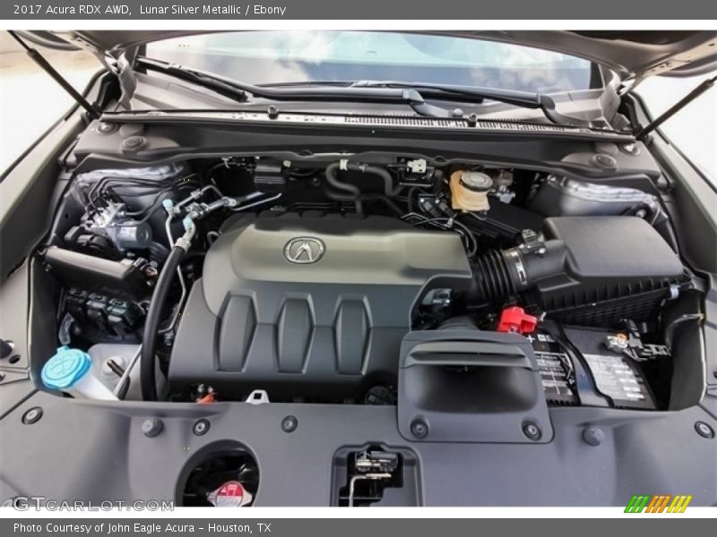 Lunar Silver Metallic / Ebony 2017 Acura RDX AWD