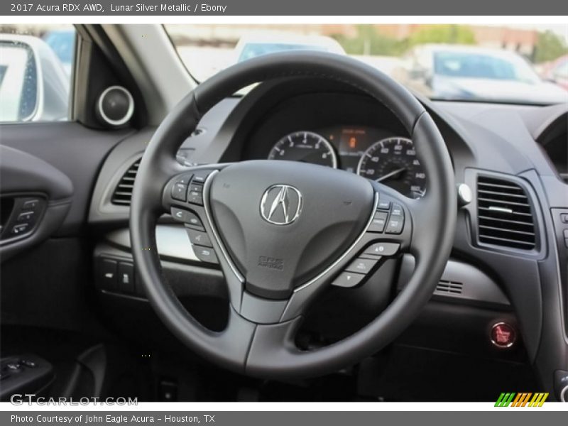 Lunar Silver Metallic / Ebony 2017 Acura RDX AWD
