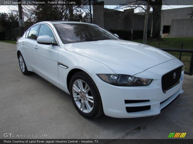 Polaris White / Latte 2017 Jaguar XE 25t Premium