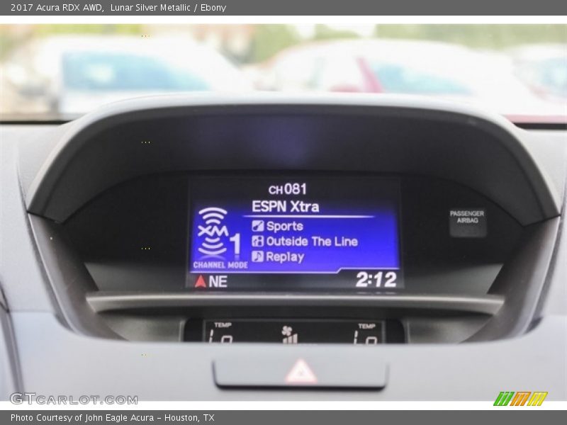 Lunar Silver Metallic / Ebony 2017 Acura RDX AWD