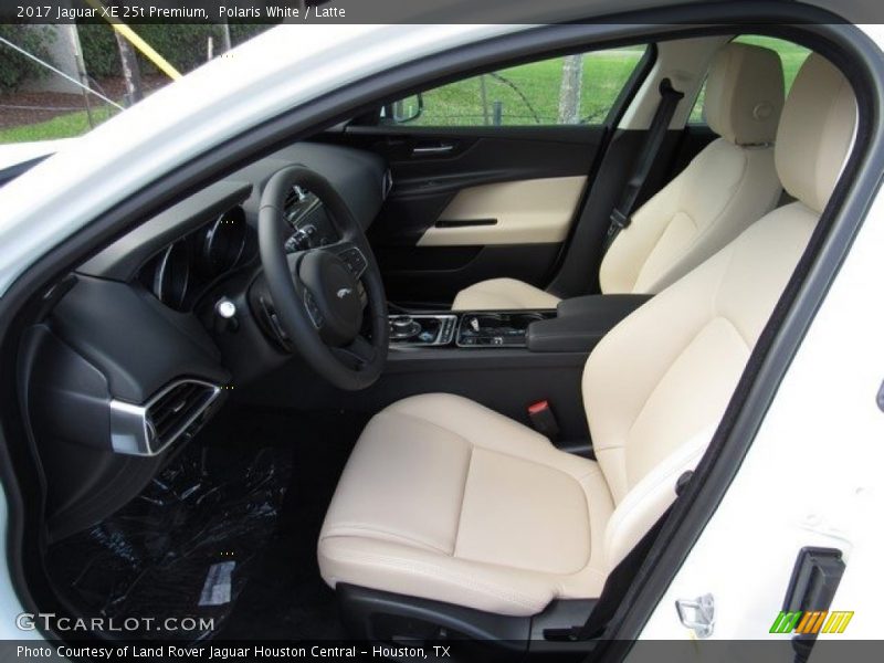Polaris White / Latte 2017 Jaguar XE 25t Premium