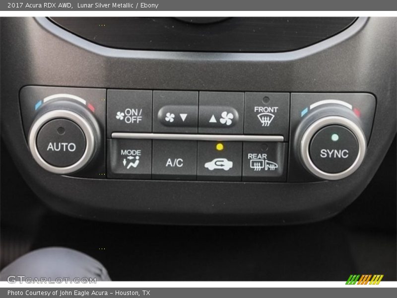Lunar Silver Metallic / Ebony 2017 Acura RDX AWD