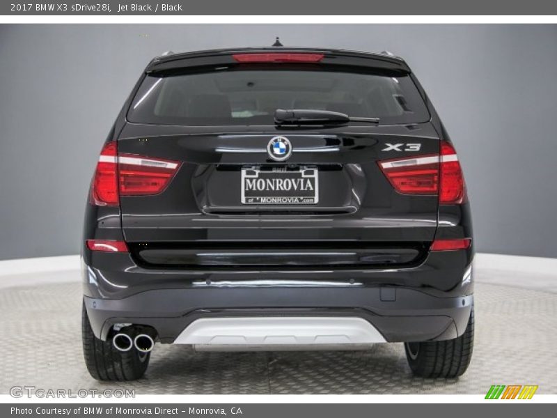 Jet Black / Black 2017 BMW X3 sDrive28i