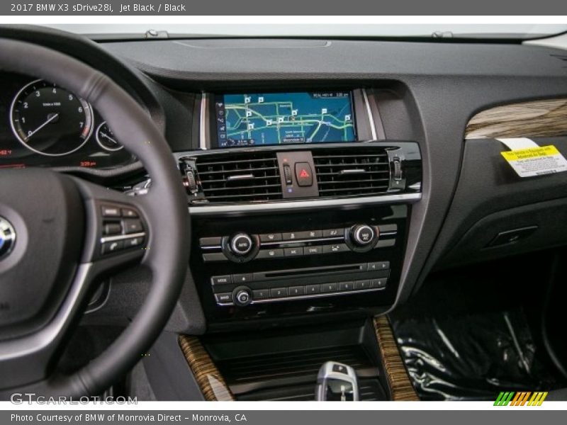 Jet Black / Black 2017 BMW X3 sDrive28i