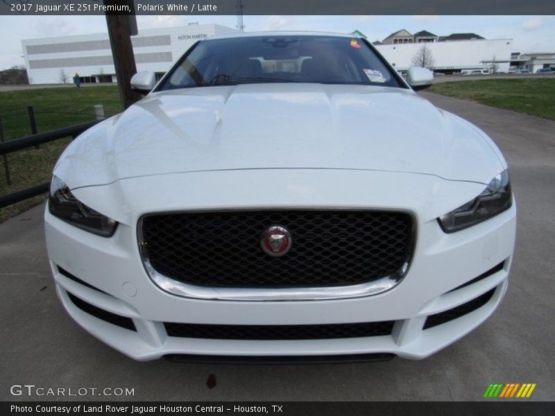 Polaris White / Latte 2017 Jaguar XE 25t Premium