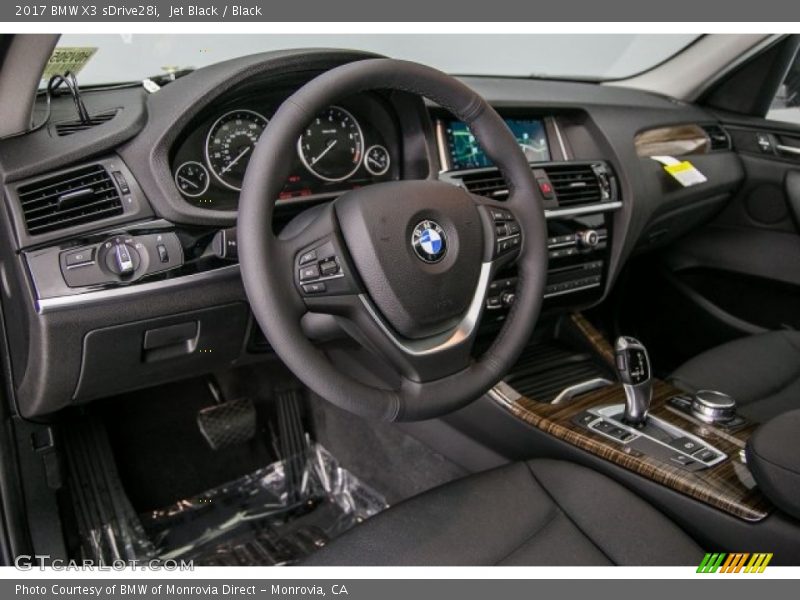 Jet Black / Black 2017 BMW X3 sDrive28i