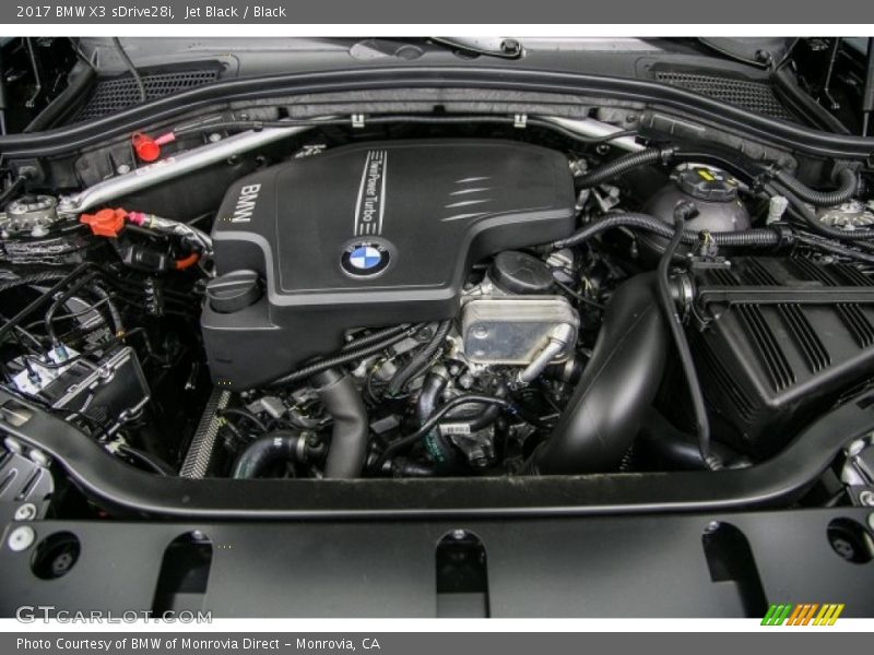 Jet Black / Black 2017 BMW X3 sDrive28i