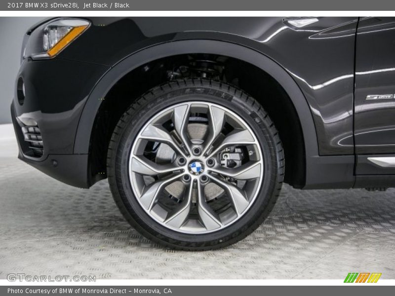 Jet Black / Black 2017 BMW X3 sDrive28i