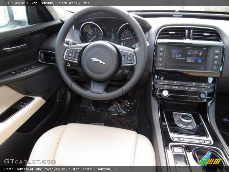 Polaris White / Latte 2017 Jaguar XE 25t Premium