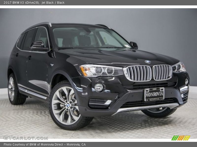 Jet Black / Black 2017 BMW X3 sDrive28i