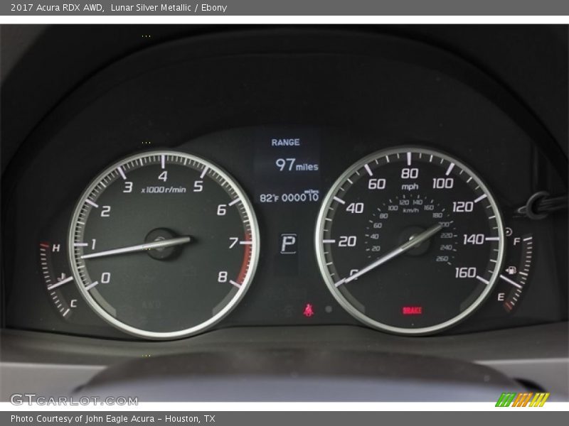 Lunar Silver Metallic / Ebony 2017 Acura RDX AWD