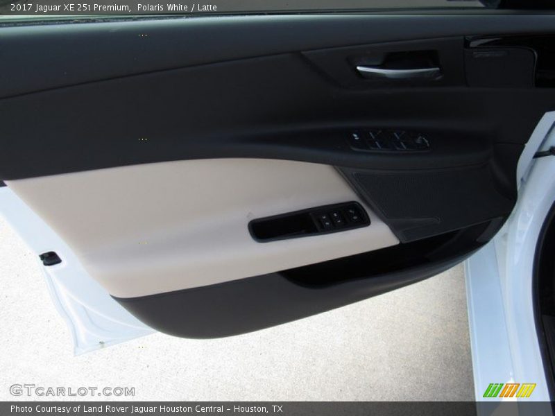 Polaris White / Latte 2017 Jaguar XE 25t Premium