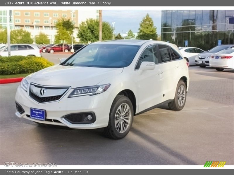 White Diamond Pearl / Ebony 2017 Acura RDX Advance AWD
