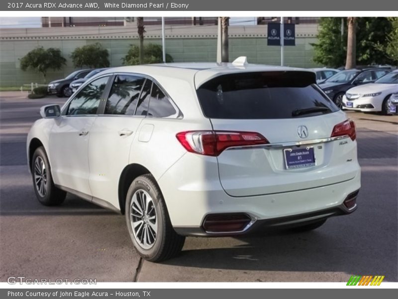 White Diamond Pearl / Ebony 2017 Acura RDX Advance AWD