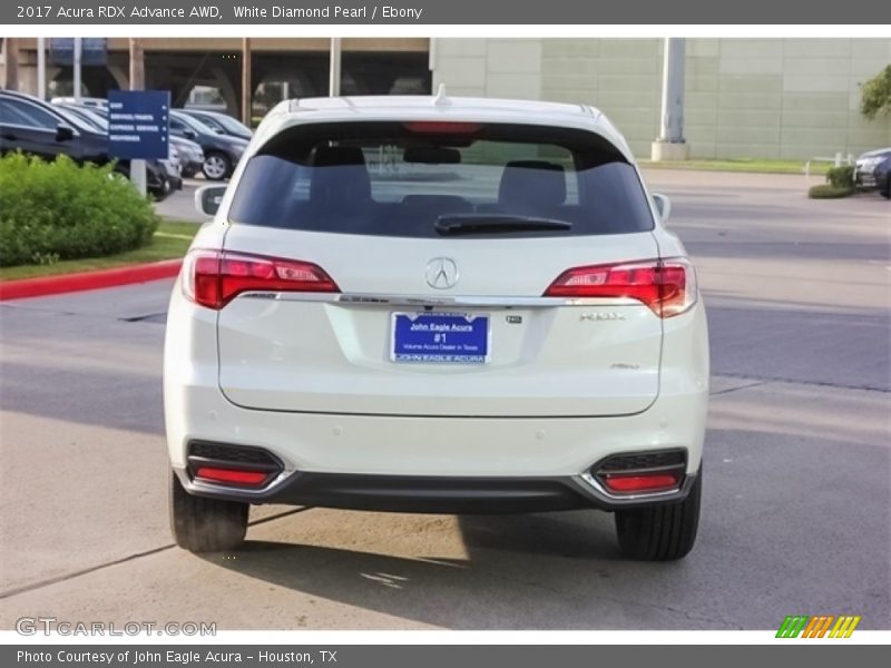 White Diamond Pearl / Ebony 2017 Acura RDX Advance AWD