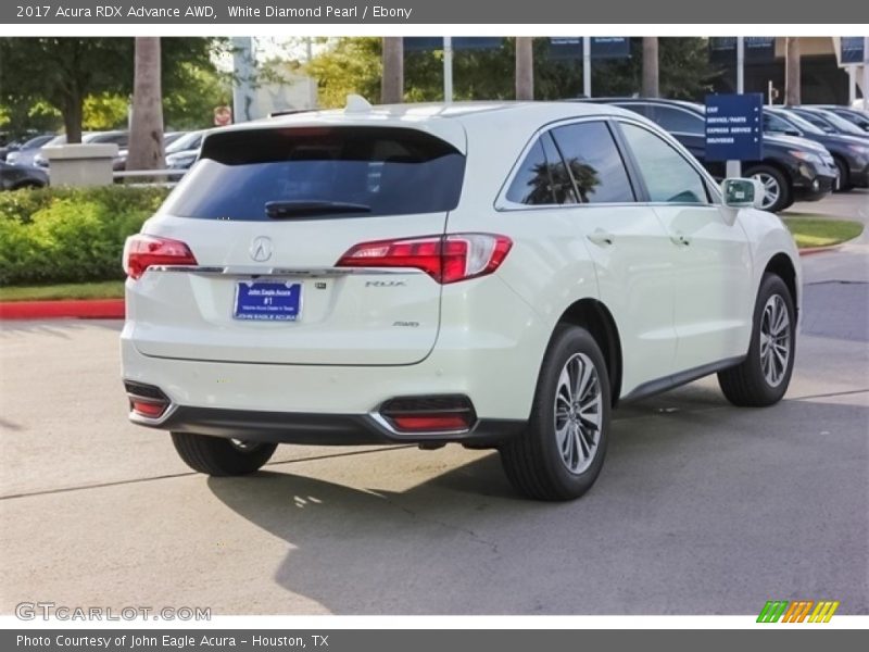 White Diamond Pearl / Ebony 2017 Acura RDX Advance AWD