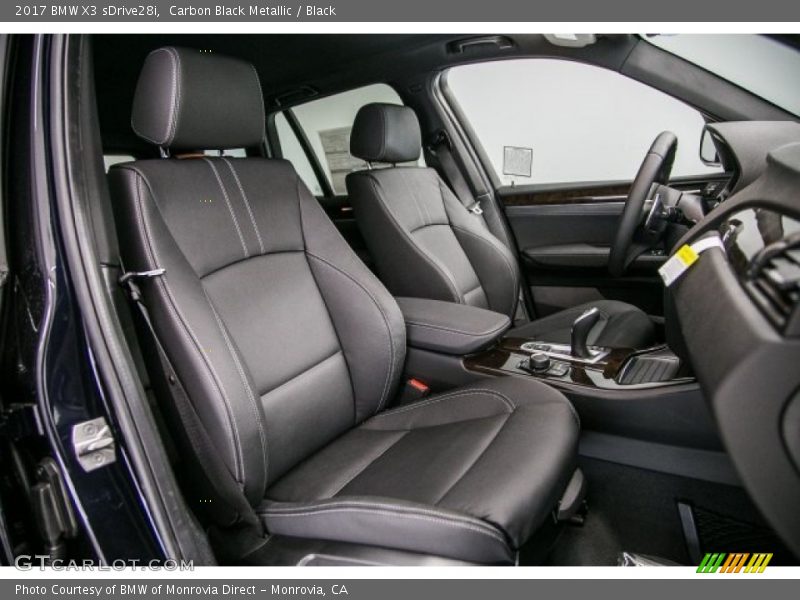 Carbon Black Metallic / Black 2017 BMW X3 sDrive28i