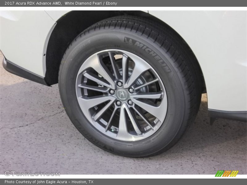 White Diamond Pearl / Ebony 2017 Acura RDX Advance AWD