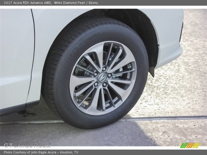 White Diamond Pearl / Ebony 2017 Acura RDX Advance AWD