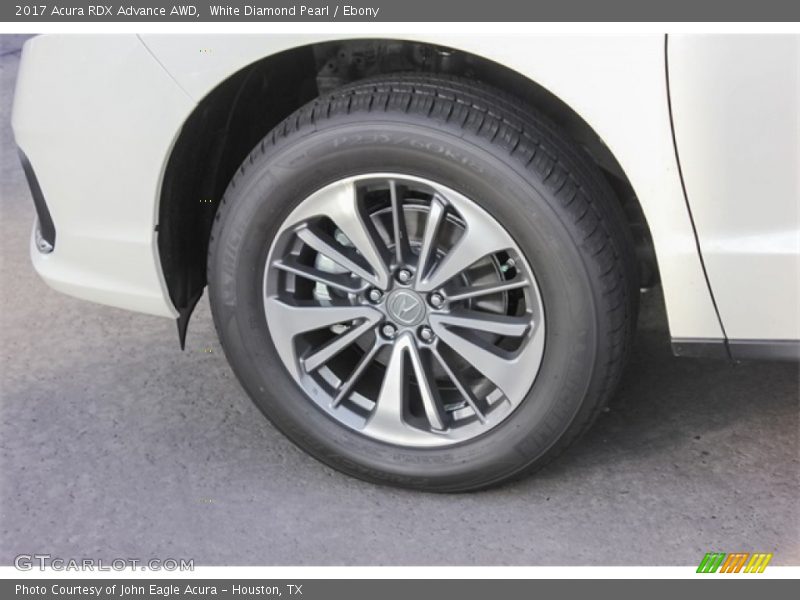 White Diamond Pearl / Ebony 2017 Acura RDX Advance AWD