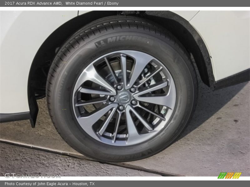 White Diamond Pearl / Ebony 2017 Acura RDX Advance AWD