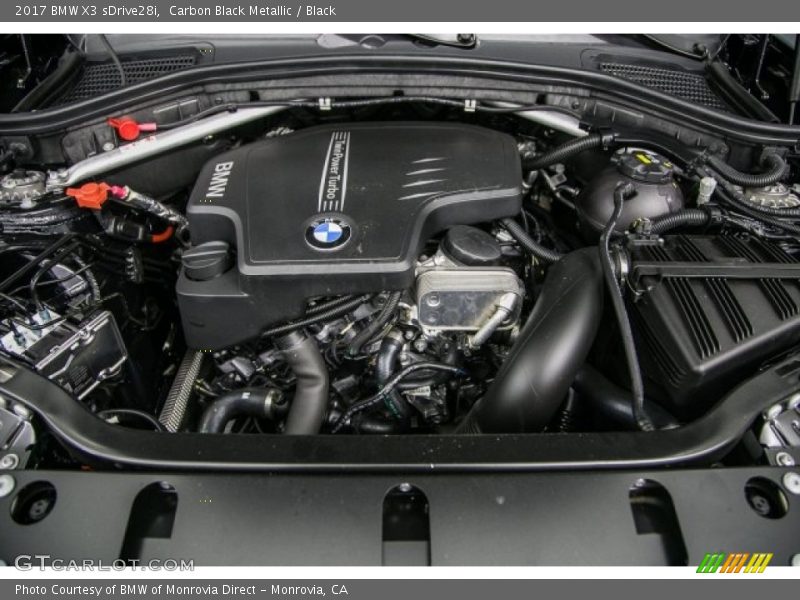 Carbon Black Metallic / Black 2017 BMW X3 sDrive28i