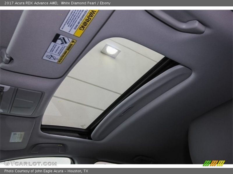 White Diamond Pearl / Ebony 2017 Acura RDX Advance AWD