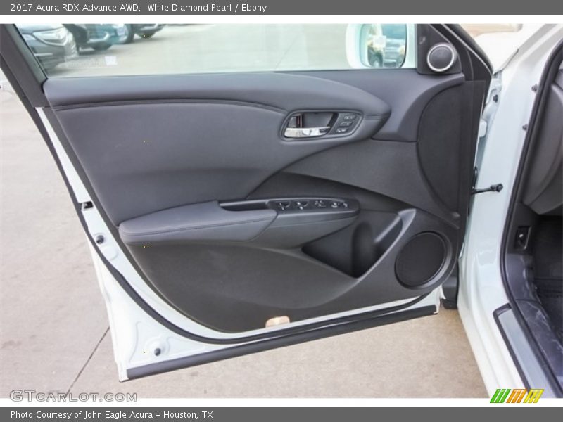 White Diamond Pearl / Ebony 2017 Acura RDX Advance AWD