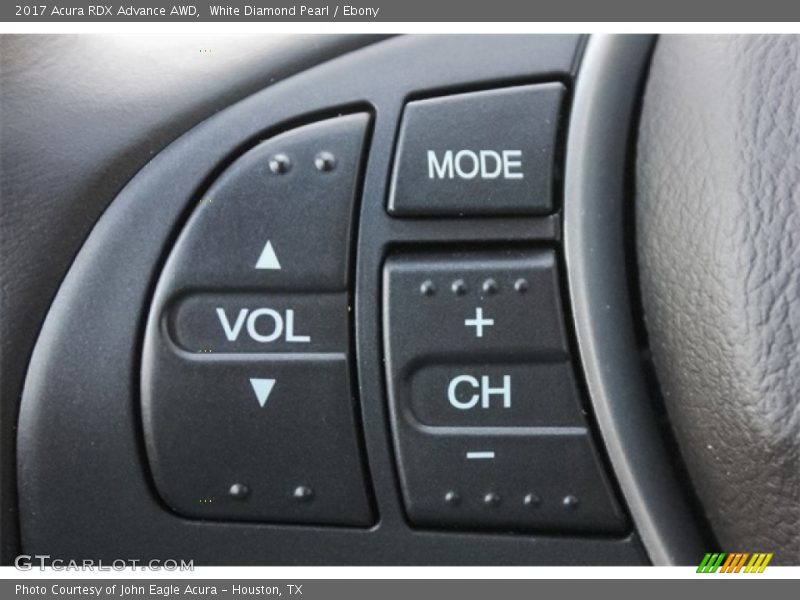 White Diamond Pearl / Ebony 2017 Acura RDX Advance AWD