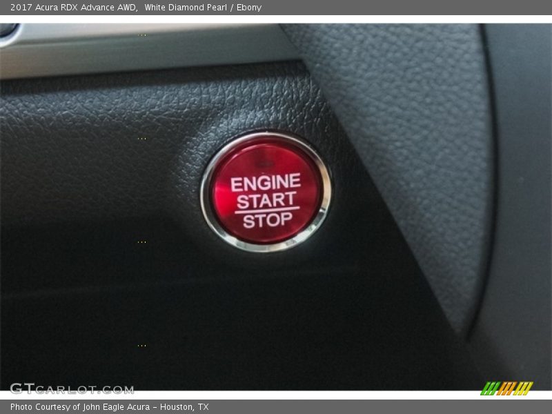 White Diamond Pearl / Ebony 2017 Acura RDX Advance AWD
